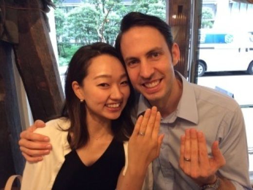 とっても思い入れのある結婚指輪をつくることができました。
