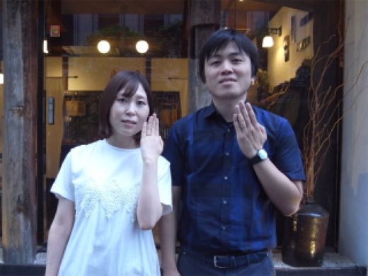 丁寧に1から指輪について教えて頂き有り難うございました。〜銀座店〜