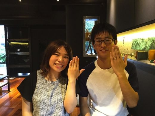 理想の指輪ができてとっても嬉しいです! 〜ichi横浜店〜