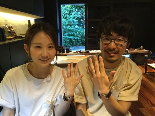 自分たちらしい指輪をつくることができました！！