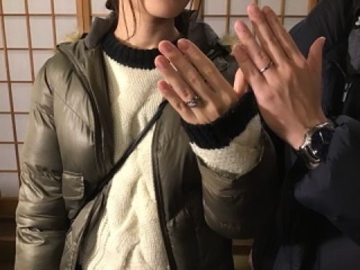 素敵な指輪をありがとうございました。〜渋谷店〜