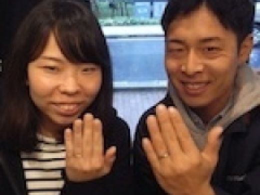 入籍日に合わせて作成していただき、ありがとうございます。〜銀座店〜
