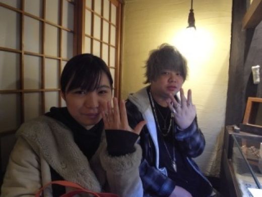 指輪のイメージもあいまいでしたが、素敵なものができました。