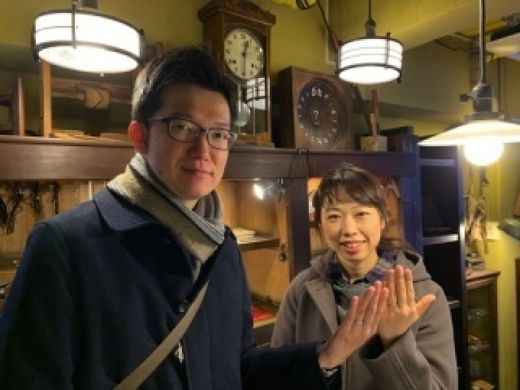 大満足の指輪になりました。 捻りがお気に入りです。〜渋谷店〜