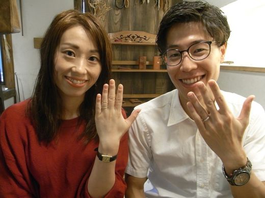 全ての希望が詰まった結婚指輪が出来ました。