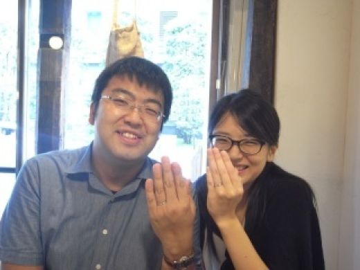 ステキな指輪をありがとうございました。