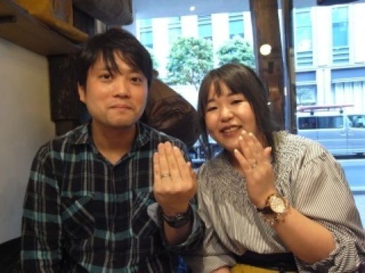 素敵なリングが出来ました! ありがとうございます。