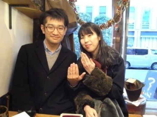 素敵な、そして素晴らしい指輪を作っていただき 本当にありがとうございました。