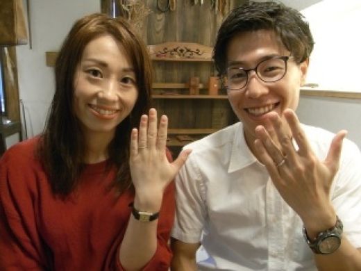 全ての希望が詰まった結婚指輪が出来ました。ありがとうございます。