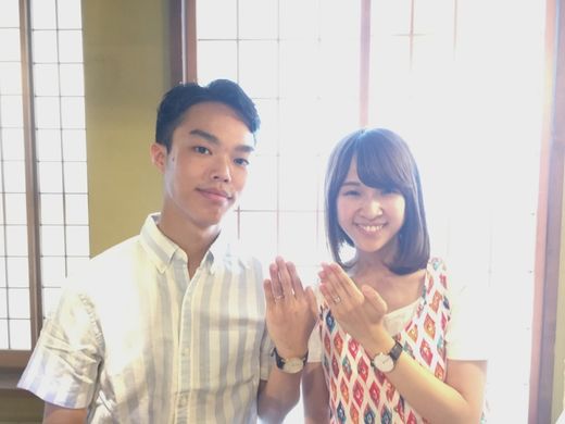 一生モノの指輪をこちらに頼んで良かったです。