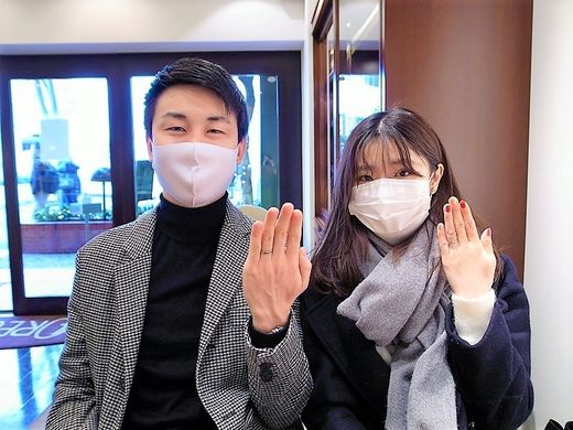 お二人だけの素敵なペア感を感じる結婚指輪