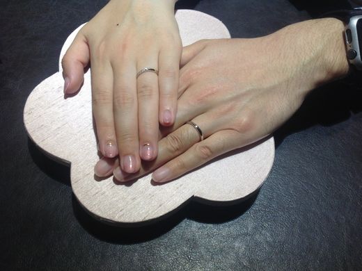 自信を持って「これだ！」と思える結婚指輪を選ぶことができました