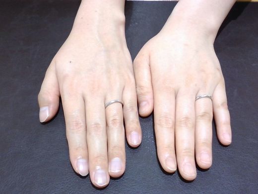 話しやすくて、楽しくリラックスして指輪を選ぶことができました