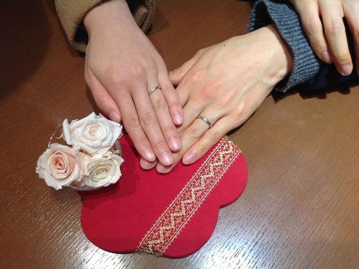 とても気に入る指輪を見つけることができて大満足です