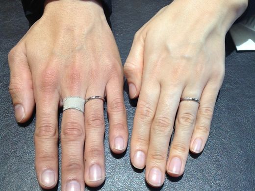 お気に入りの指輪を見つけることができた