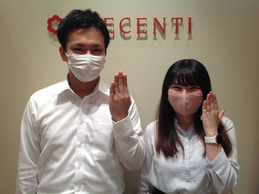 安心して一生涯につける指輪をお任せできると思いました。