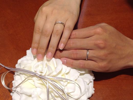 リング選びがとっても楽しかったです♪