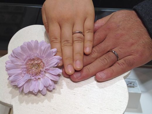 とても楽しく指輪選びができました