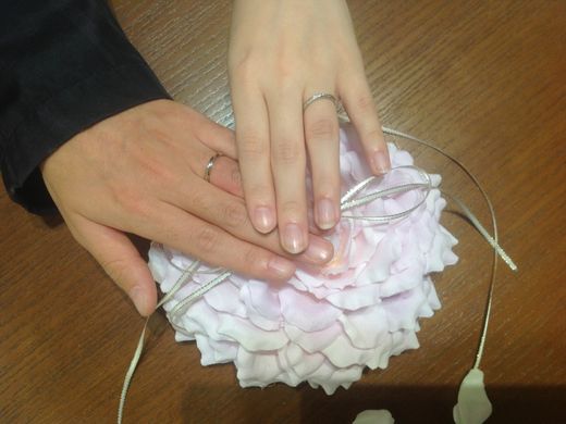 楽しみながらリングを選ぶことができました