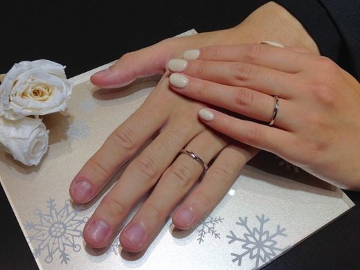 納得いくまで何度も色々な種類のリングを着けさせていただきました