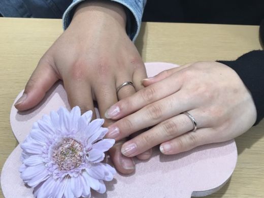 気持ち良く結婚指輪を決めることができました