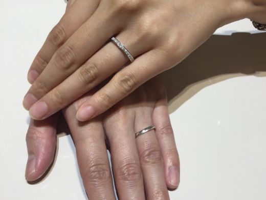 リングをはめた瞬間の感動