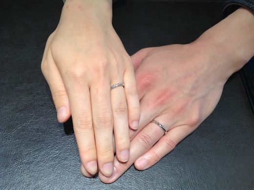 素敵な指輪を選ぶことができました