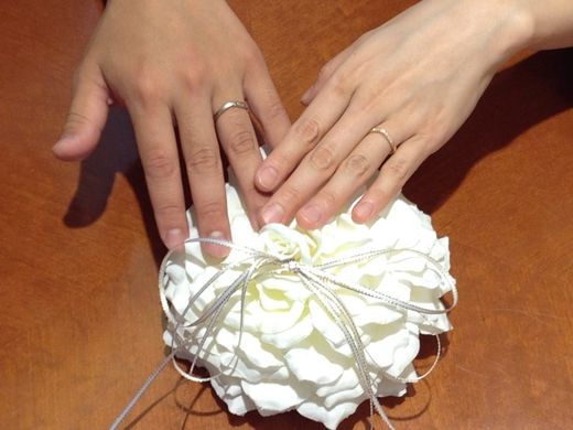 思い出のマリオットホテルでリングが選べてよかったです！！