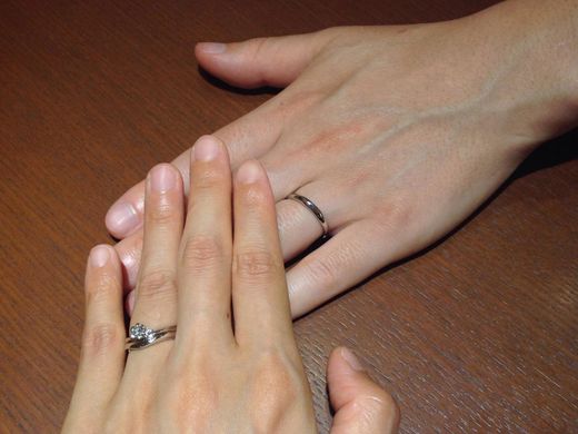 二人とも納得のいく素敵な指輪を見つけることができました