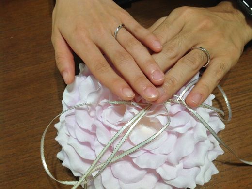 ステキな指輪を選んでくれて、ありがとうございます