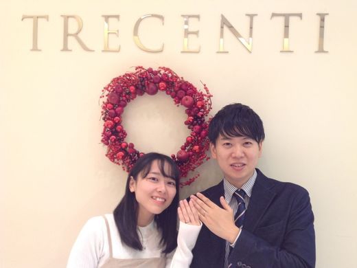 色んな相談にのってもらい納得できる指輪を選べました！