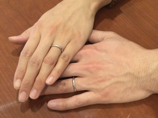 シンプルなデザインに惹かれました♡