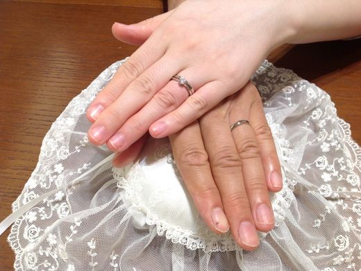 こちらで購入した指輪は一生大事にします