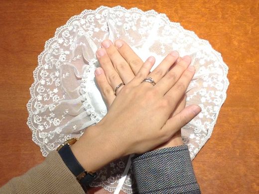 とても気に入る指輪になりました