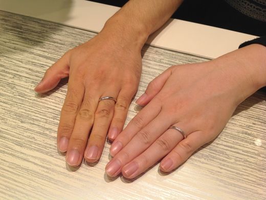 楽しく指輪を選べました！