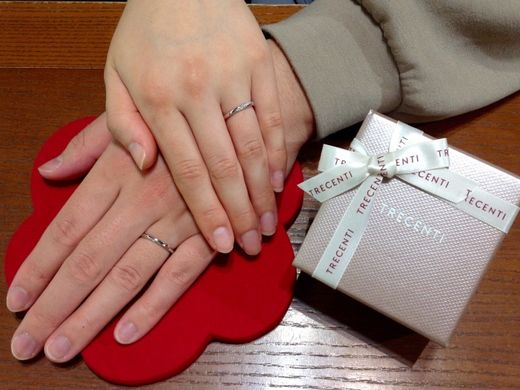 納得のいく指輪選びができました。