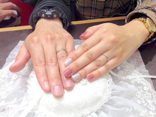 楽しい指輪選び♪