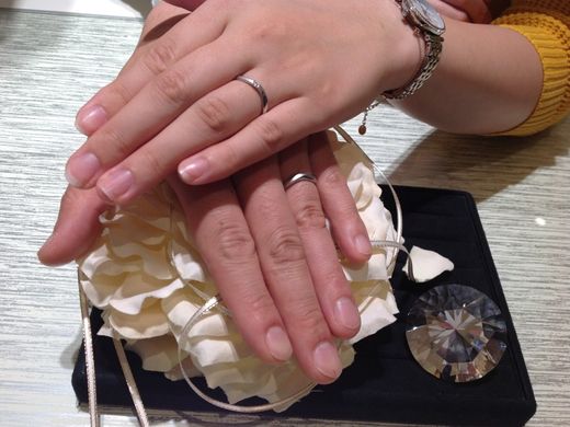 ダイヤモンドの輝きに惹かれました