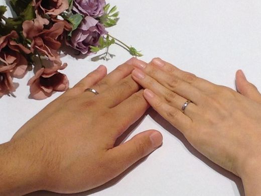 ゆっくり相談しながらリングを選べました♪