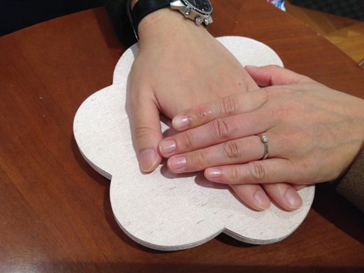 思い出に残る指輪になりそうです。