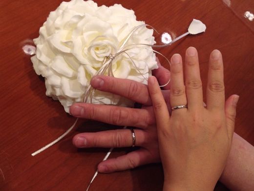 着け心地の良さとプラチナの輝きが決め手です