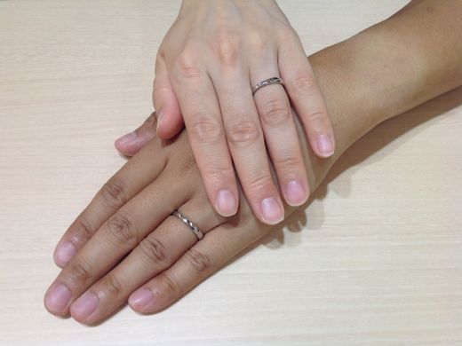 パラジウムフリーで指輪を決めました