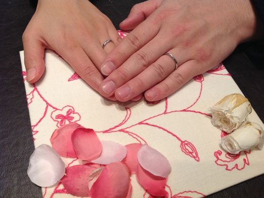 最高の結婚指輪に出会えました。