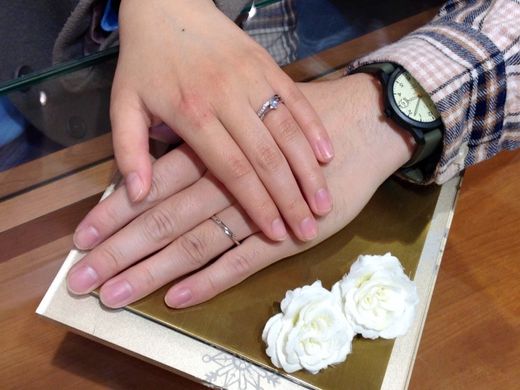 良い結婚指輪に出会うことができました。