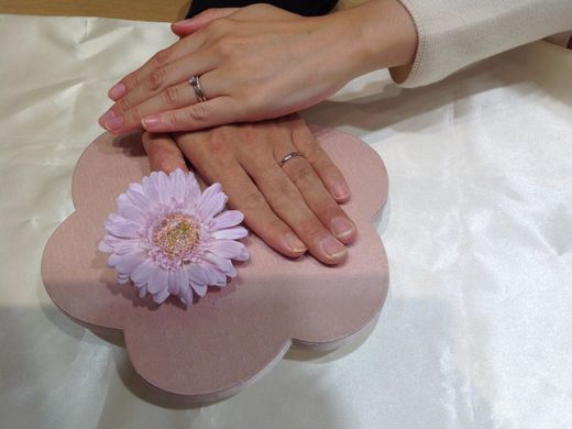 とても気にいったデザインとダイヤモンドに出会えました。