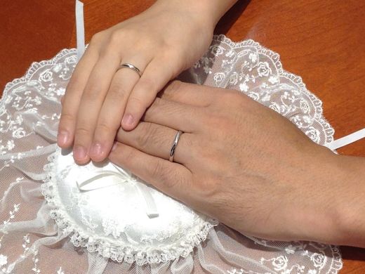 すてきな結婚指輪に出会えました♪