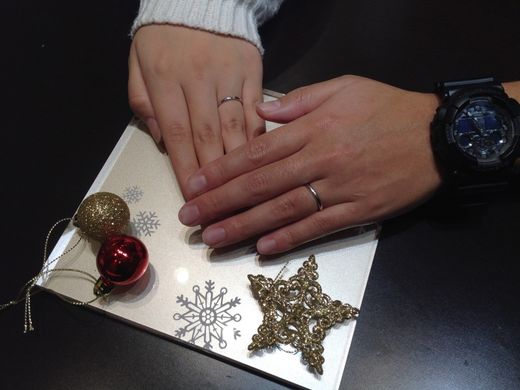 一番私たちに合った指輪を購入することができました