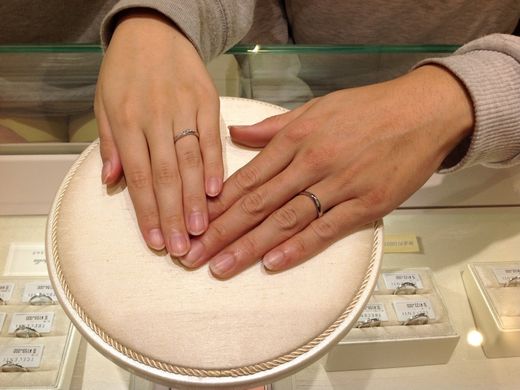 指輪選びがとても楽しかったです！