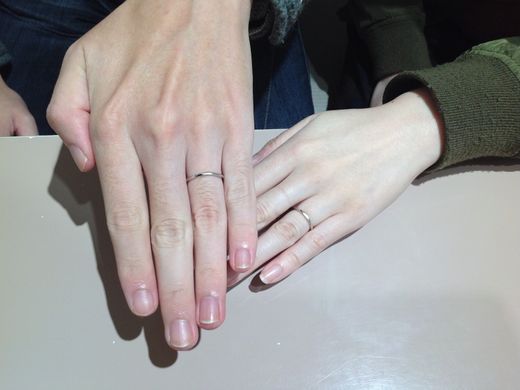 満足のいく指輪選びができました！