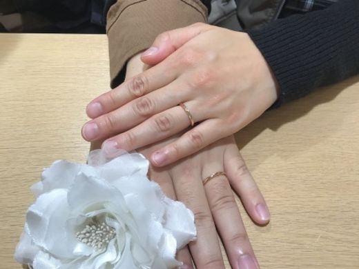 トレセンテでの指輪選びはとても楽しかったです